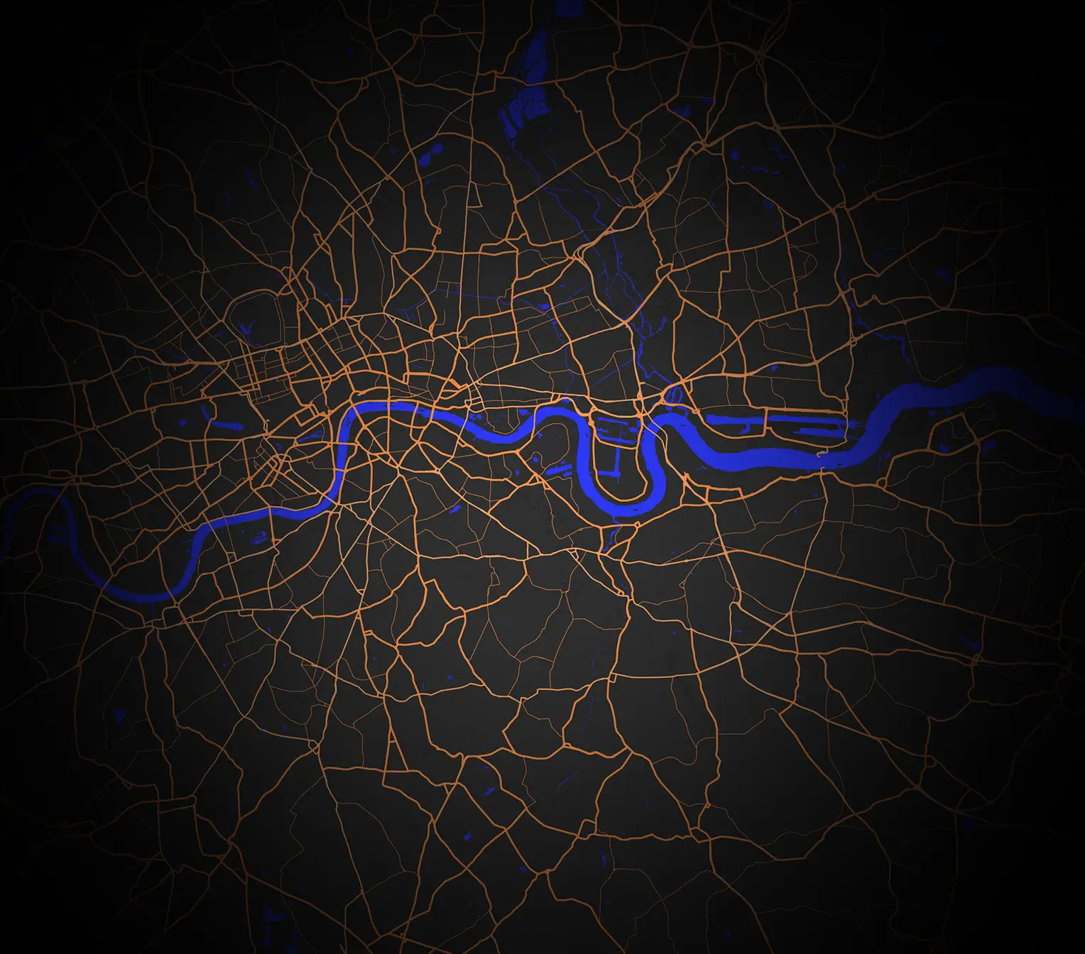 London stylised map image automates